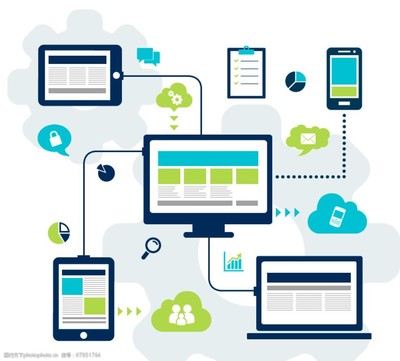 創(chuàng)意社交網(wǎng)絡插畫圖片